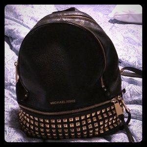 Rhea Medium Studded Leather Backpack